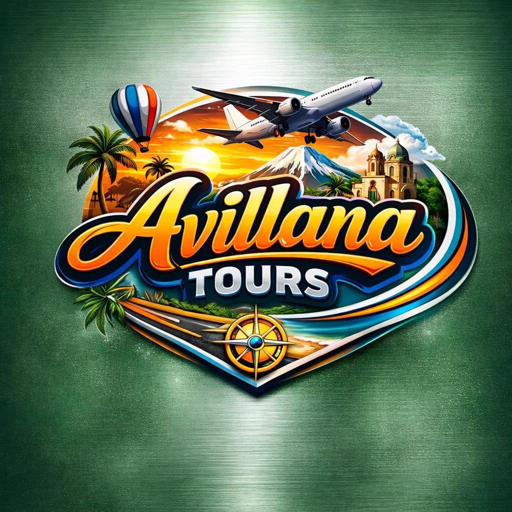 Logo Avillana Tours con destinos turísticos